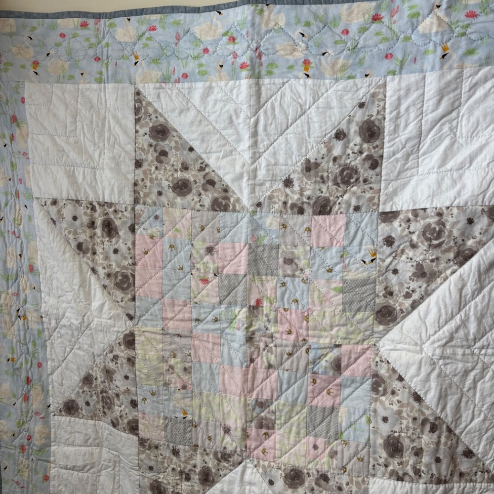 Hand Stitched Baby Quilt - Picture 7 of 12